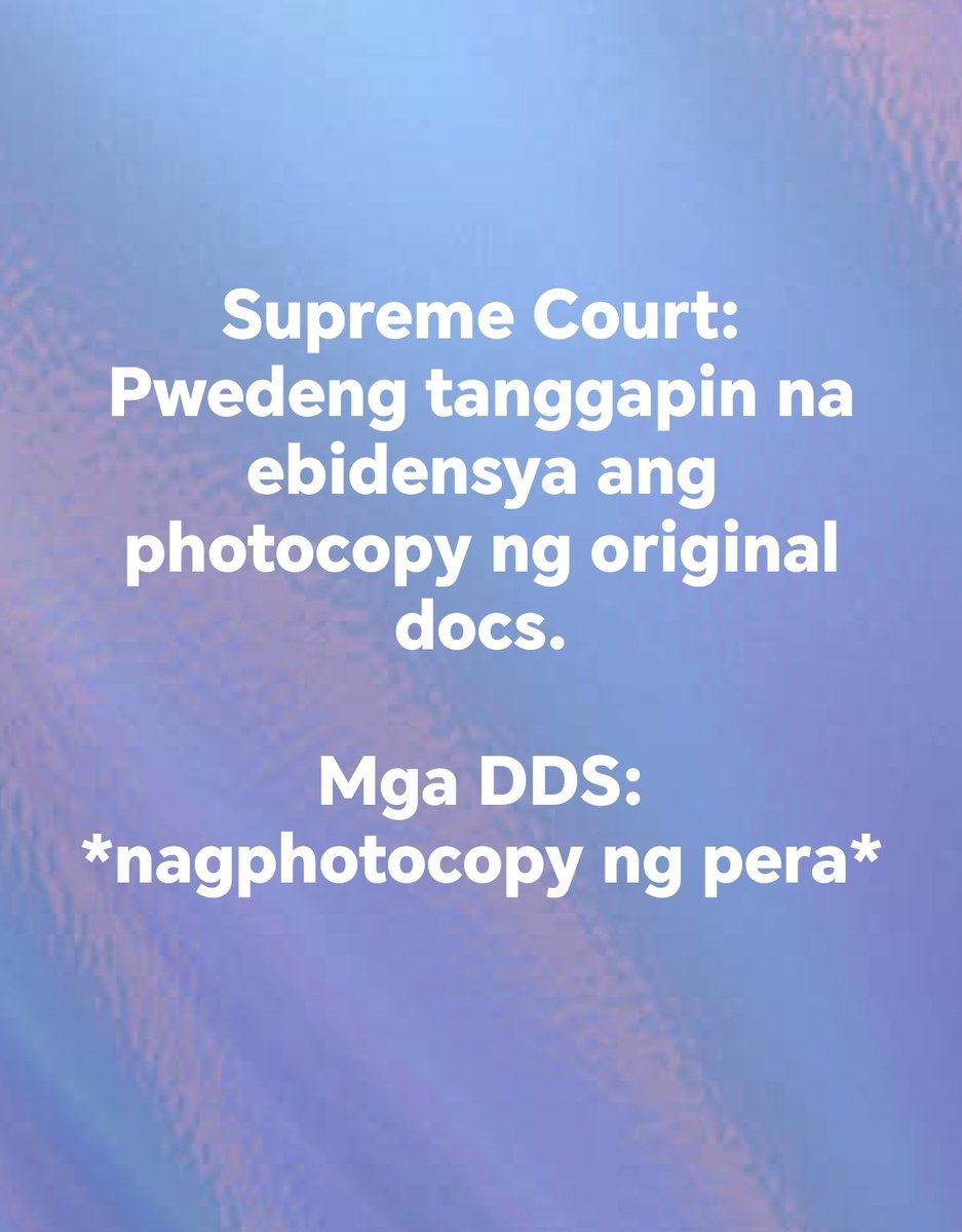 d_coolfire's tweet photo. @Lanie01914202 Pag DDS ka mag photocopy ka!!! https://t.co/8RWP4p3ao0