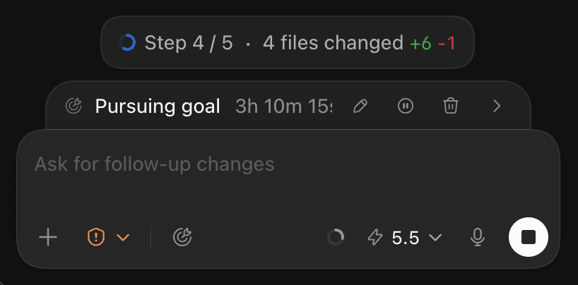 cjzafir's tweet photo. we don't say this but codex desktop app has the best ux.

> blazing fast computer use
> allows custom models
> fast auto compaction
> useful thinking msgs
> goals + tasks view
> built in terminal
> readable fonts
> daily updates

if you get hooked to codex app, you can't go back to claude code.
