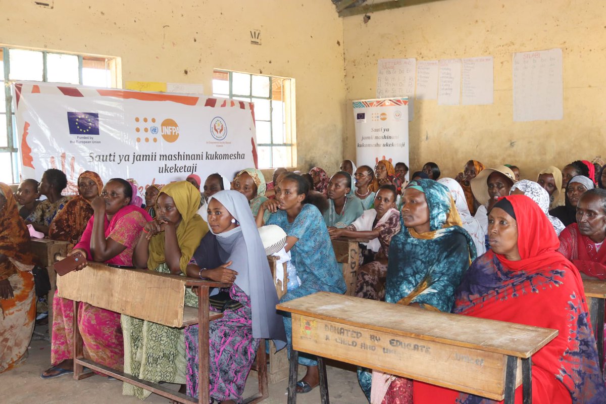 BsiKenya's tweet photo. Survivor forums in Sakardala and Manyatta Sec villages brought together FGM survivors to discuss culture, traditions, FGM prevention, and the power of survivor voices to inspire lasting community change, with support from @EUinKenya and @UNFPAKen.

#KomeshaFGMSasa
#EndFGM https://t.co/n8tvOyRzgL
