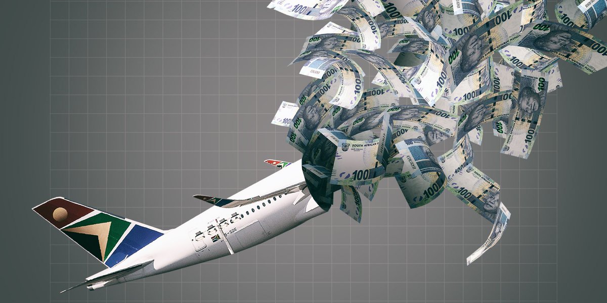 Brettbenraphael's tweet photo. Govt quietly pumps R1bn into SAA as 'share capital' (not a bailout, obvs 🙄) so our airline can fake a profit while taxpayers bleed for decades of failure. Now rushing their own 'Starlink equivalent' as private innovation is too colonial? Genius: Keep the flying money pit alive and build satellites from bailout scraps. FFS!