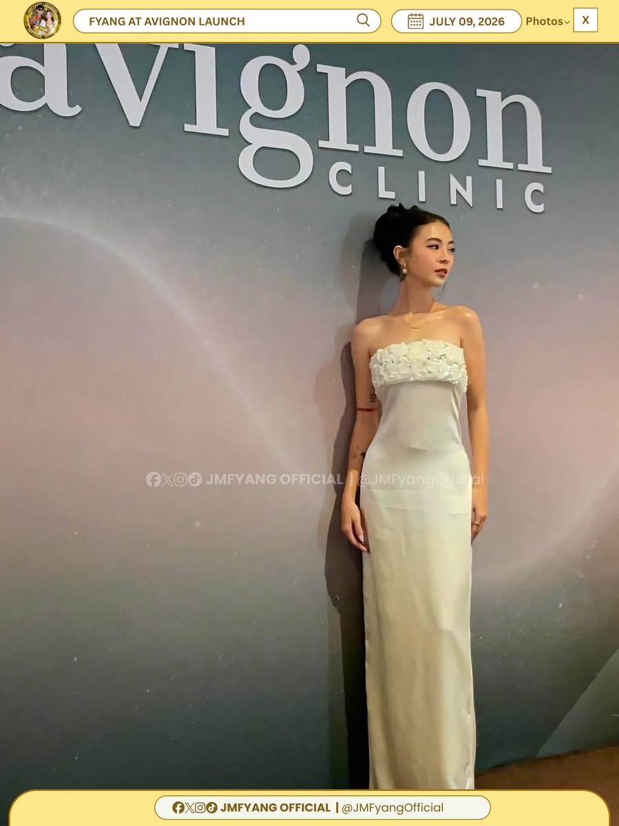JMFyangOfficial's tweet photo. She doesn't simply wear white—she brings it to life. 🤍

Poised. Radiant. Effortlessly elegant. The kind of beauty that doesn't demand attention—it naturally commands it.

Simply breathtaking.

FYANG AT AVIGNON LAUNCH https://t.co/4JzK0DN5Kn