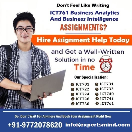 ShirleyNicole26's tweet photo. Acquire our Business Analytics and Business Intelligence assignment Help services today.
https://t.co/zi8W1eo4JX
#ICT741 #ICT742 #ICT743 #ICT750 #ICT751 #ICT761 #ICT762 #AssignmentHelp #KingsOwnInstitute #AssignmentHelpAustralia #OnlineTutoring #HemeworkHelp #QuestionAndAnswer https://t.co/ffET2HoJJd