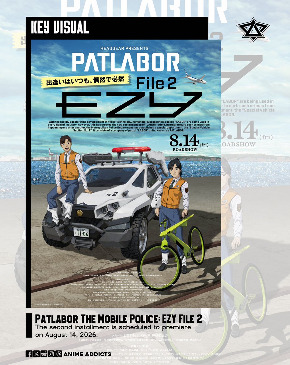 Patlabor EZY File 2 - Key visual