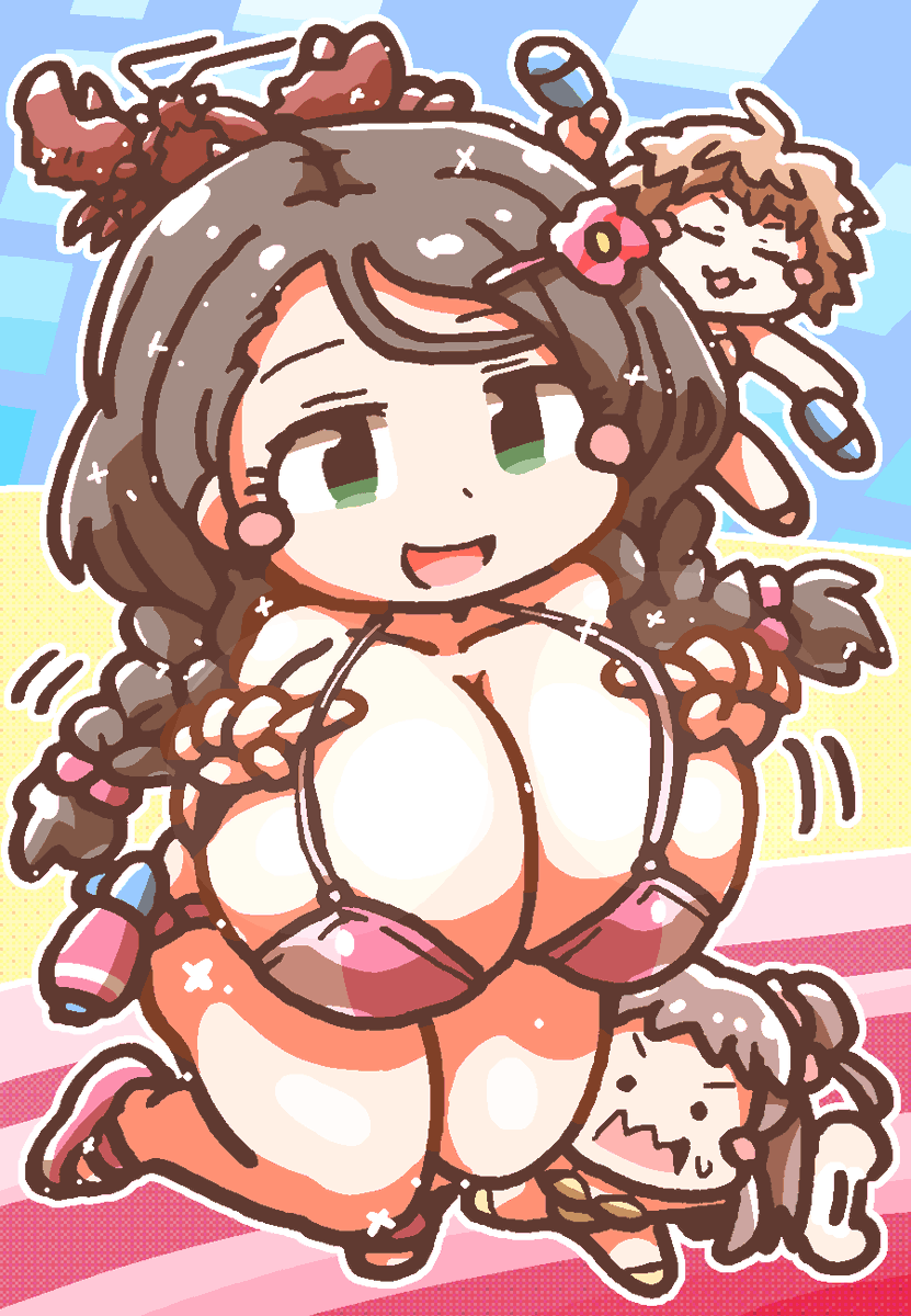 hanareyakuroha's tweet photo. ビキニの日リクありがとござます瑛梨華ちんぐいぐい https://t.co/ORa3eKMoO3