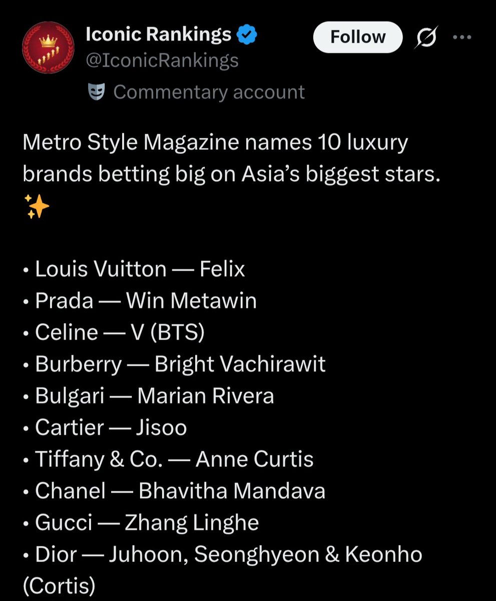 111taekim111's tweet photo. Celine with Kim Taehyung are on the list of Metro Style Magazine 10 luxury brands betting big on Asia’s biggest stars 🔥🎉 https://t.co/EQ3UV4yfyT