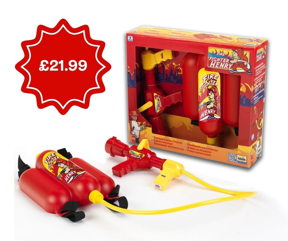 WickedUncle's tweet photo. 🚒 Sound the alarm... summer fun is here! 💦 Little firefighters will love this Fireman Water Sprayer. Fill the backpack, grab the hose &amp; get ready for hours of splash-filled rescue missions! Perfect for cooling off &amp; saving the day. 🔥➡️💧#WickedUncle #OutdoorToys #WaterFight https://t.co/EGCbYs37yH
