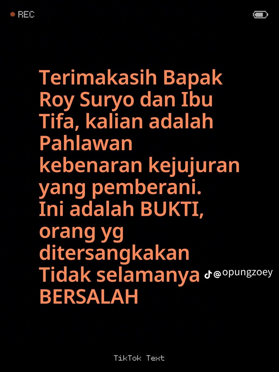ArjayaDirja's tweet photo. Andai tidak ada orang sehebat Roy Suryo dan Tifa yg berani melawan kepalsuan...entah jadi apa negeri ini 🥵
Ngak bisa dibayangkan negeri ini akan habis semuanya krn dikuasai oleh geng solo dan bani termul.
Alhamdulillah Tuhan masih masih menjaga negeri ini. https://t.co/CIfQ4zxBYo