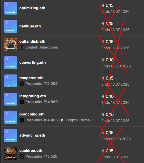 Going_eth's tweet photo. Hey guys, if anyone's still alive in ens... I need help. I'm at risk of losing some names I wanted to leave for posterity. I'm looking for $100. I can offer some really powerful #ens
I have zero money, but I don't want to lose important names https://t.co/i7uKE4oKnW