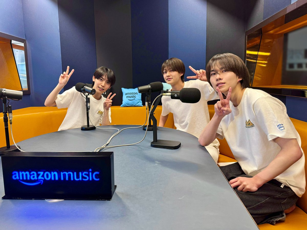 jr_official_X's tweet photo. ポッドキャスト番組『 Star Stone Podcast by Star Song Special 』
本日16:30からAmazon Musicにて配信がスタート🎙️🌟

初回は #阿達慶 #千井野空翔 #竹村実悟 が出演します✌🏻✌🏻✌🏻

" トーク力向上 "をテーマに番組作りに挑戦🗣️💬💫

ぜひお楽しみに✨

#スタソンポッドキャスト https://t.co/6Qwtc83weR
