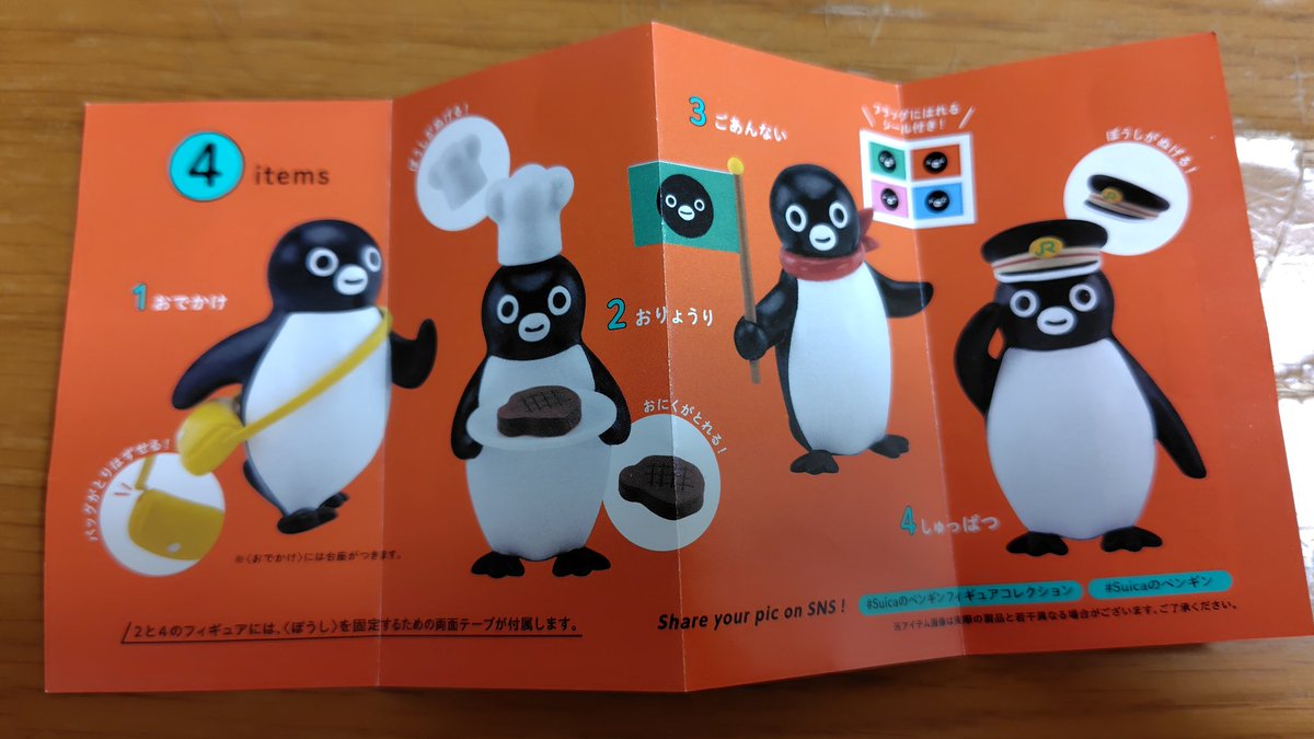 本日のおやつ発表ペンギン② （フィギュアコレクション 1 おでかけ・？歳）