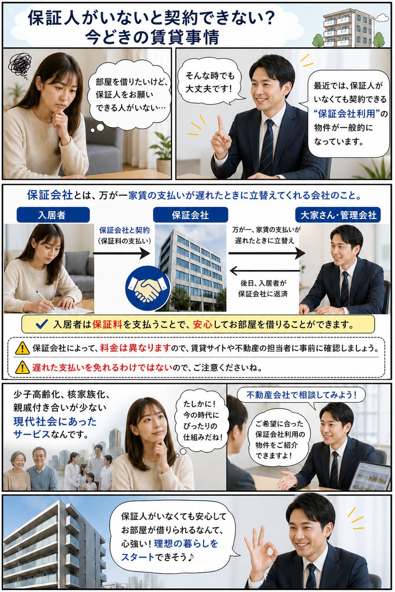 appleapaman's tweet photo. 部屋を借りるには保��人が要る？？？
今どきの賃貸の契約の現実 https://t.co/CYxEsfBWI4