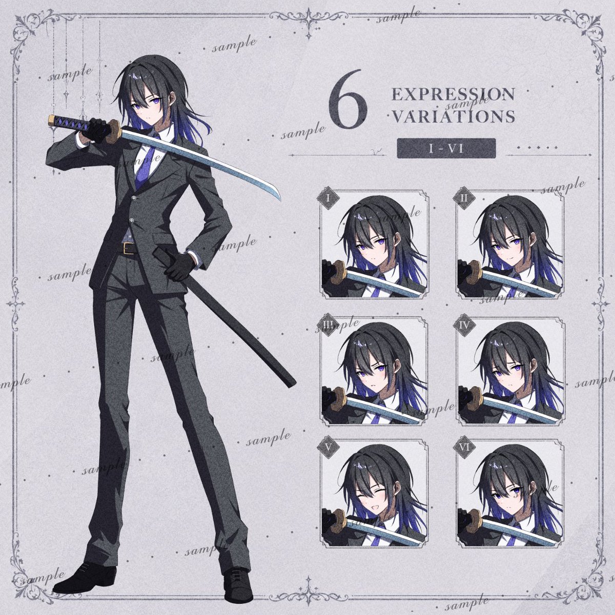 イラスト掲載予告】 ⏱7月9日(木) 21:00販売開始 ▸No.9813 ▸表情差分