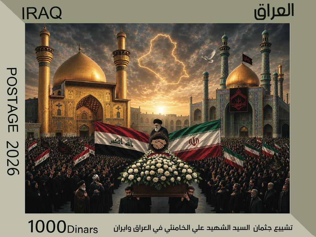 mm_sadr's tweet photo. در دیداری  که با وزیر ارتباطات عراق در حاشیه اجلاس جهانی WSISداشتم، وی اذعان داشت که همزمان با تشییع رهبر شهید در نجف و‌کربلا از تمبر با همین مناسبت در عراق رونمایی شده است ، بابت این موضوع از ایشان و‌دولت عراق بسیار تشکر کردم.
این برادری و رابطه عمیق دو کشور ظرفیتی است که می بایست بیشتر از آن بهره مند شد.