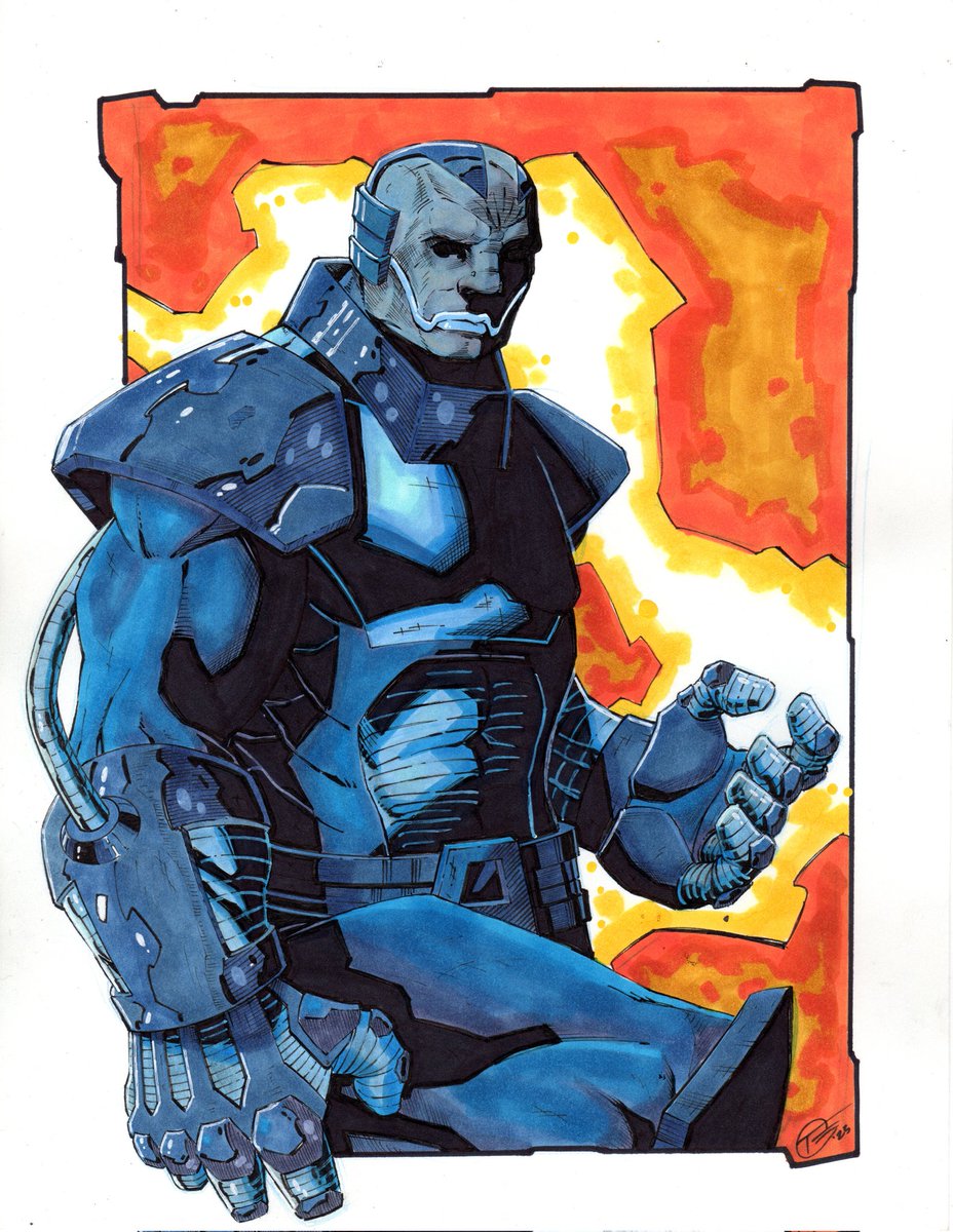 TreverCameron's tweet photo. From Marvel Comics X-Men Apocalypse 8x11 pinup available on eBay 
https://t.co/fYxDKgVI3X https://t.co/VHOW2rFzMA