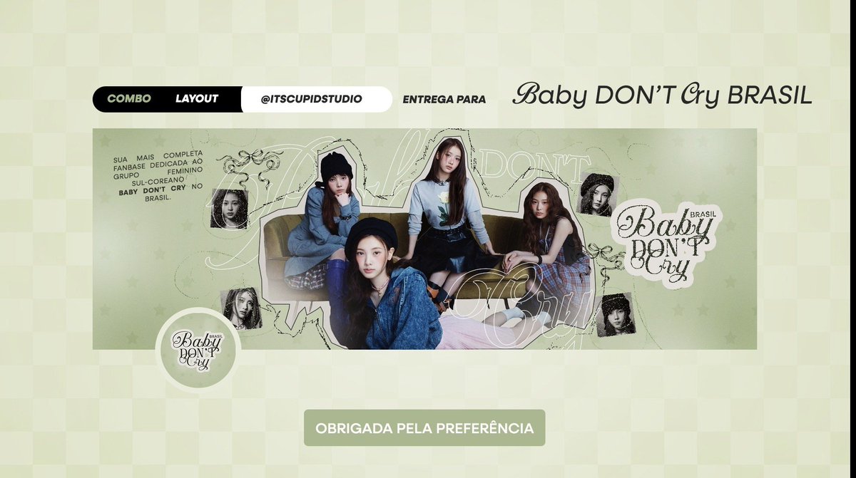 itscupidstudio's tweet photo. Entrega de [COMBO] para - @BabyDONTCryBR
Muito obrigada pela preferência! https://t.co/aUZeJOh4JJ