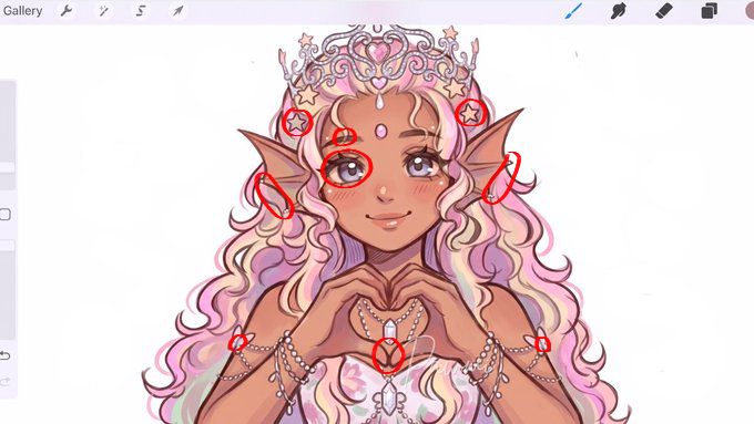NusityAki's tweet photo. Girl, I unfortunatly see some inconsistency with the artwork. 

The lineart for the butterfly in the arms is not there in the speedpaint version

The highlights for the eye, Thumbs touching in one version

unless you post a full speedpaint, I feel this was enhanced with ai or - https://t.co/HaWn0DTHSO