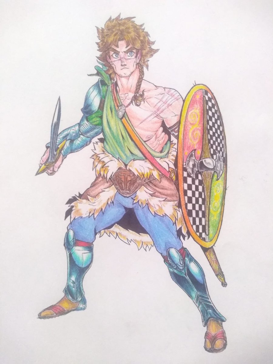 artthrall's tweet photo. Old (ancient, even) drawings of some fantasy characters, back from 2019 I think. https://t.co/ukDh3EpVPg