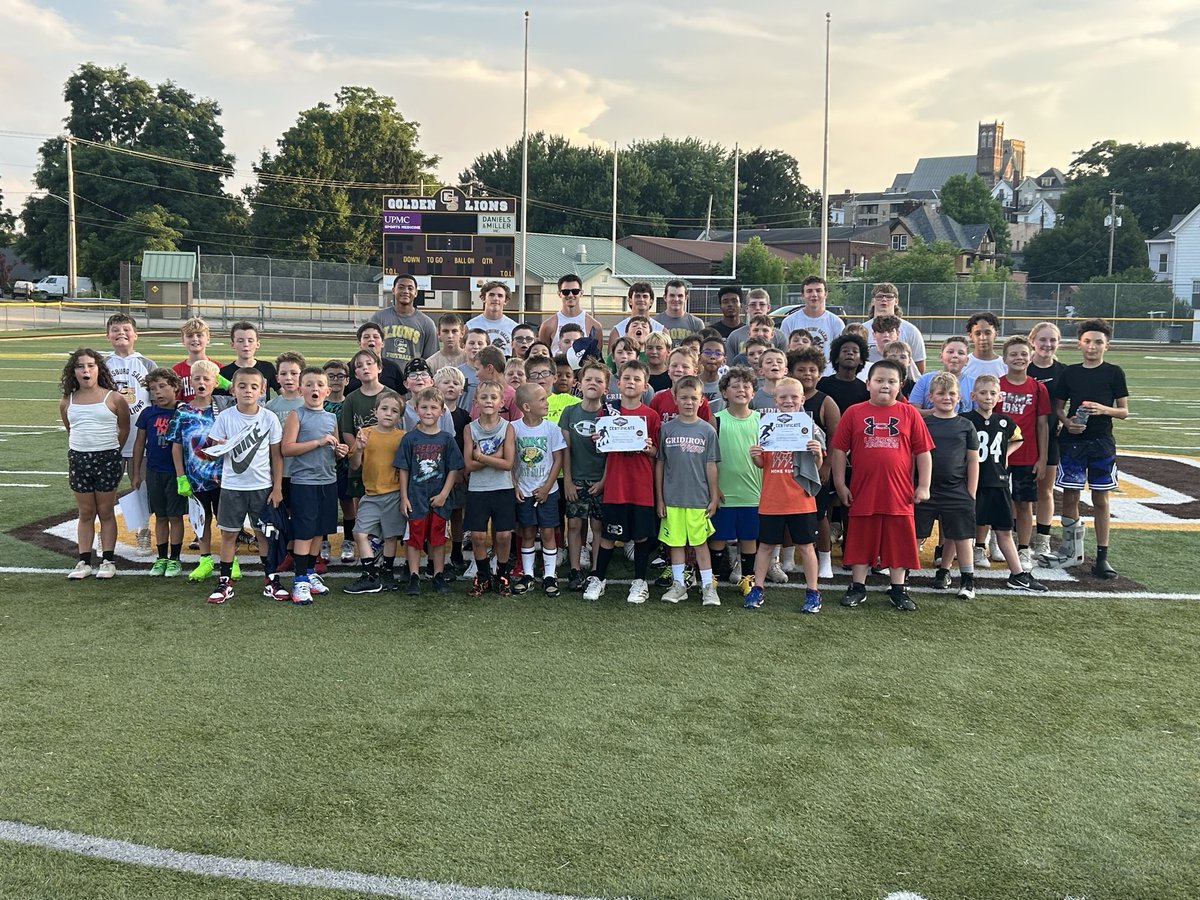 GoldenLionFoot1's tweet photo. Annual Youth Football Combine was a huge success! Thanks to all who participated! #BuyIn https://t.co/y6PTQUey8N
