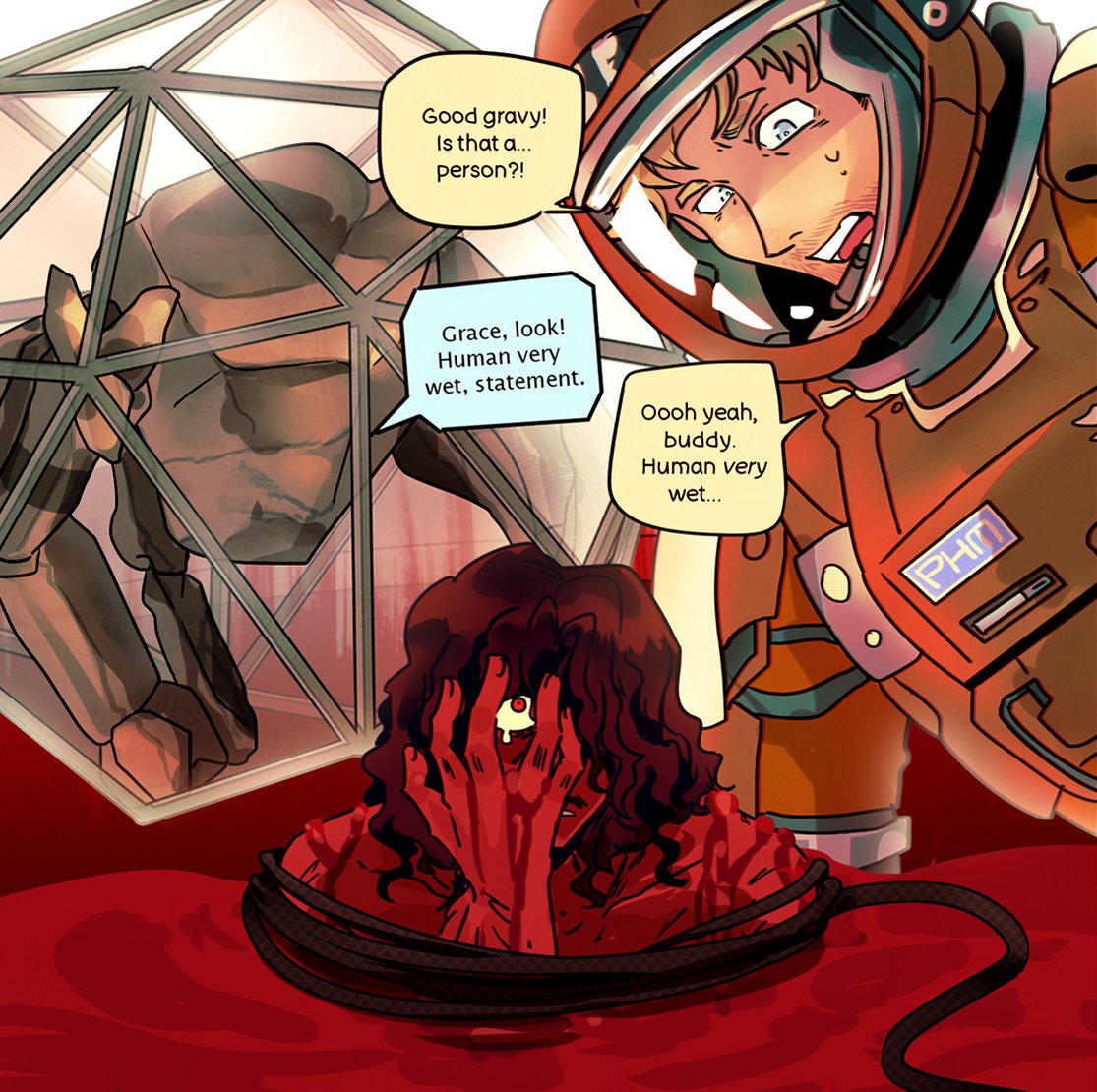 ministarfruit's tweet photo. hey man check out what we just fished out of the blood ocean. a whole freaking guy! #bloodymary https://t.co/yiRAF1eUa4