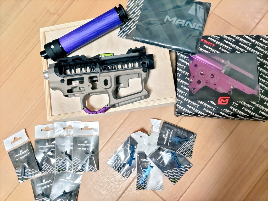 x__m878_HK's tweet photo. 今回北海道MANCRAFT杯協賛スポンサー→@RMACustomLabさんのアカウント再始動に便乗して🙏
（当たれば北海道MANCRAFT杯に笑）

北海道MANCRAFT杯でも運（抽選）、実力でもレシーバー、メカボ、アウター諸々取れるチャンスあるからね〜🤗
＃北海道MANCRAFT杯
＃RMACustomLab
＃UAB1形式
＃北海道サバゲー https://t.co/sP60FLrISg