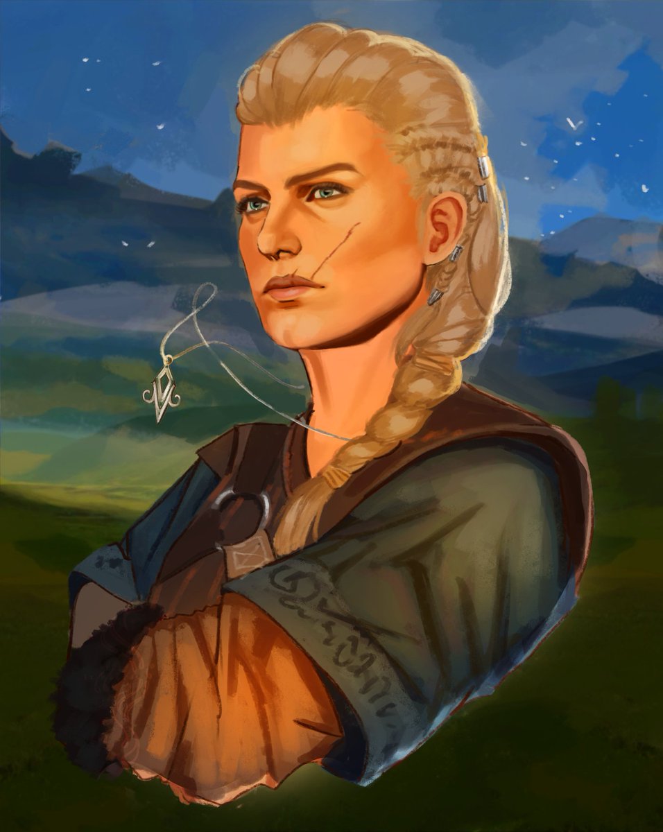 acnectisv2's tweet photo. blonde wolfkissed <3 #eivor #acvalhalla https://t.co/ucHVTttG3L