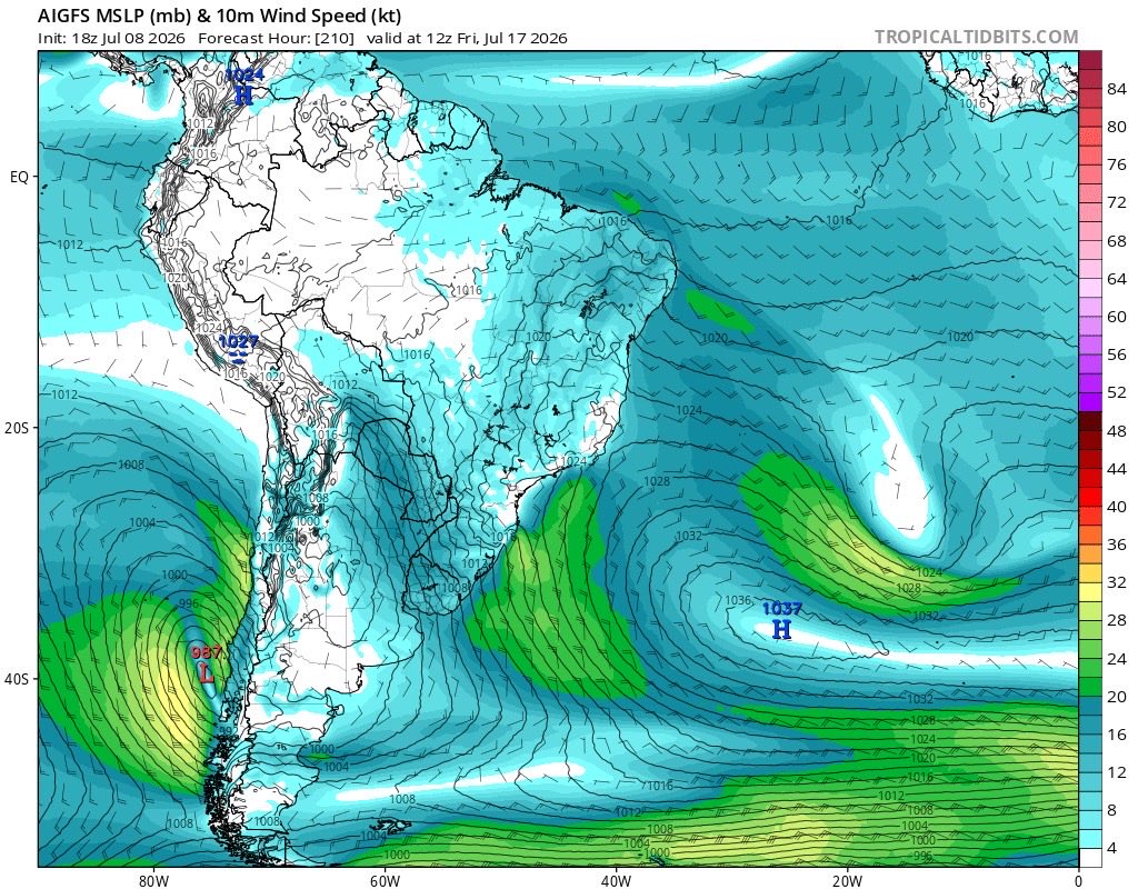 hombredeltiempo's tweet photo. #Chile 
Resumen a la noche de hoy:
Se viene el primer evento de lluvias significativo para Chile Central entre la madrugada del viernes 17 de julio hasta la mañana del lunes 20 de julio. El peor periodo es el sábado 18 de julio hasta el domingo 19 por la mañana, particularmente entre O'Higgins y la Región Metropolitana hasta la Región de Coquimbo. Muy posibles algunas lluvias más ligeras en Atacama el domingo e incluso el lunes. La semana del 20 en adelante sigue inestable por unos días.