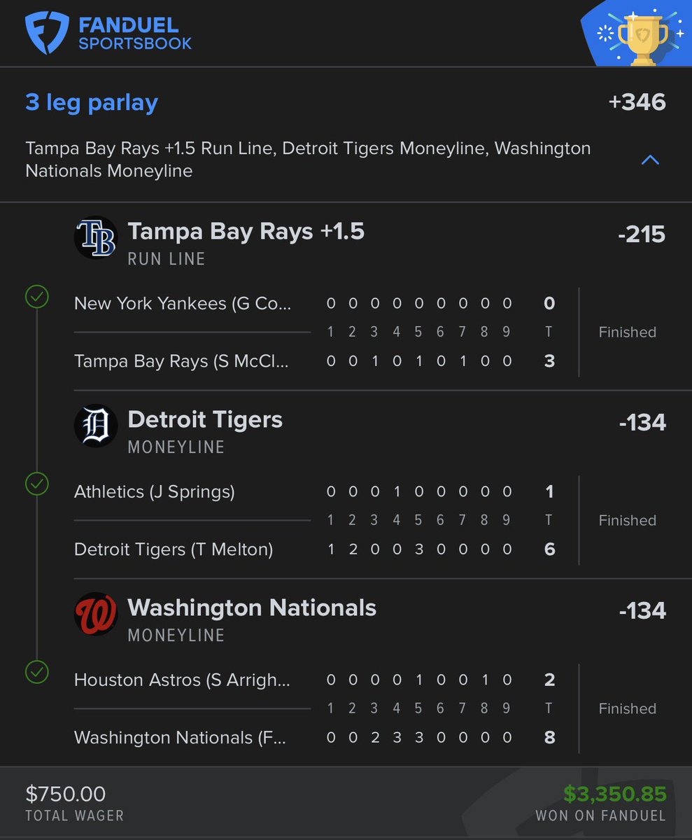 TheParlayPlug's tweet photo. SMASM SPOT SWEEP! 🧹 

✅$750 —> $3,350 https://t.co/Bi3EapodOB