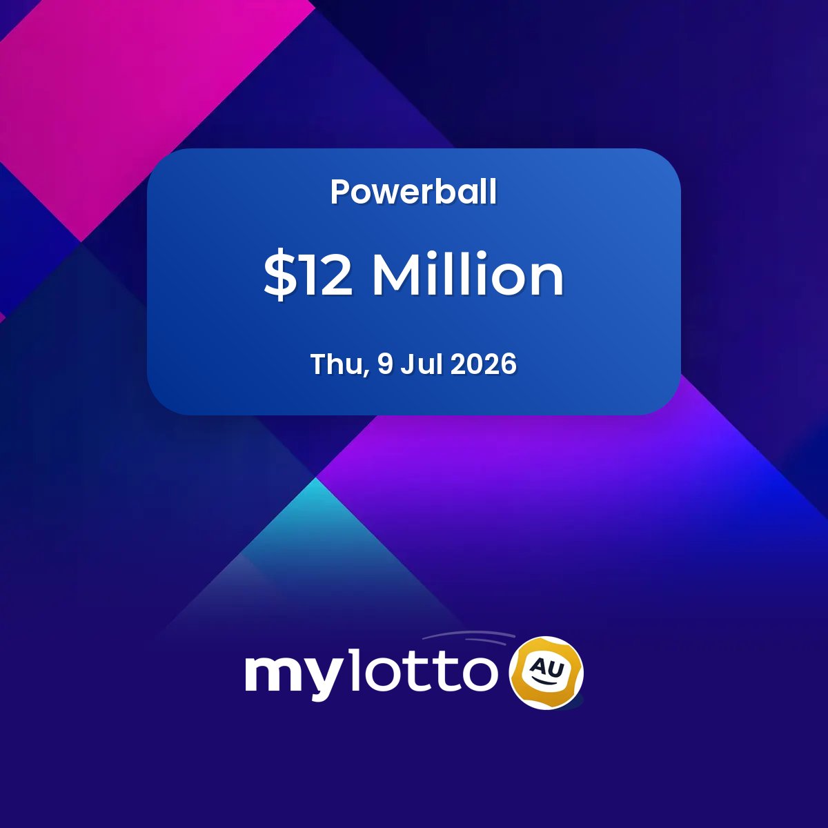 mylottoaus's tweet photo. π
Another day, another jackpot
π° The Powerball jackpot on Thursday is $12 Million - just sitting there waiting for someone
π€· Will it be you? Statistically unlikely, but someone's gotta win...
#Jackpot #Powerball #SomeoneHasToWin https://t.co/ZHQjw1krrO