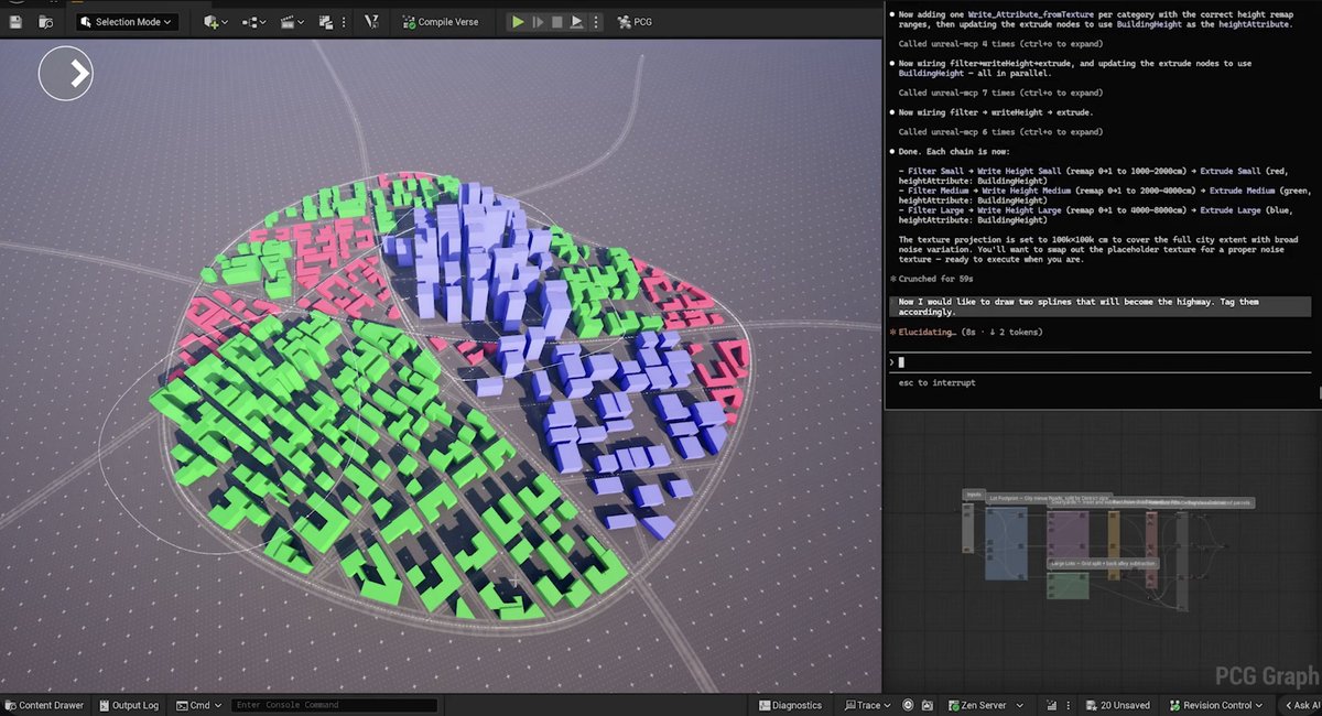 crwjaakko's tweet photo. Have you tried the new MCP + PCG workflow in Unreal Engine 5.8?
Not sure where to start or how to use it in production? I'm launching hands-on UE5.8 training where we build together while learning the new workflow.
Interested? Send me a DM!
#UnrealEngine #UE5 #PCG #MCP https://t.co/pHHko8n9jE