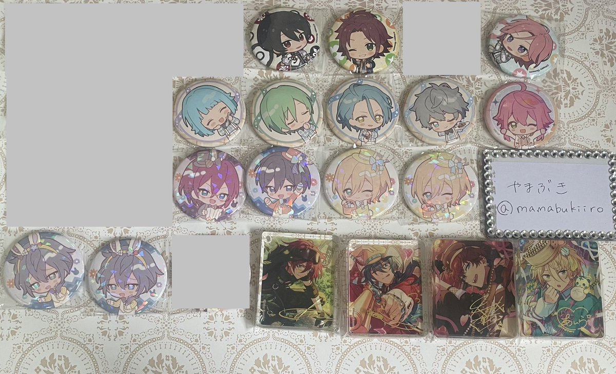 譲渡 交換 あんスタ アニカフェ 缶バッジ アクスタ ステッカー 譲1〜4