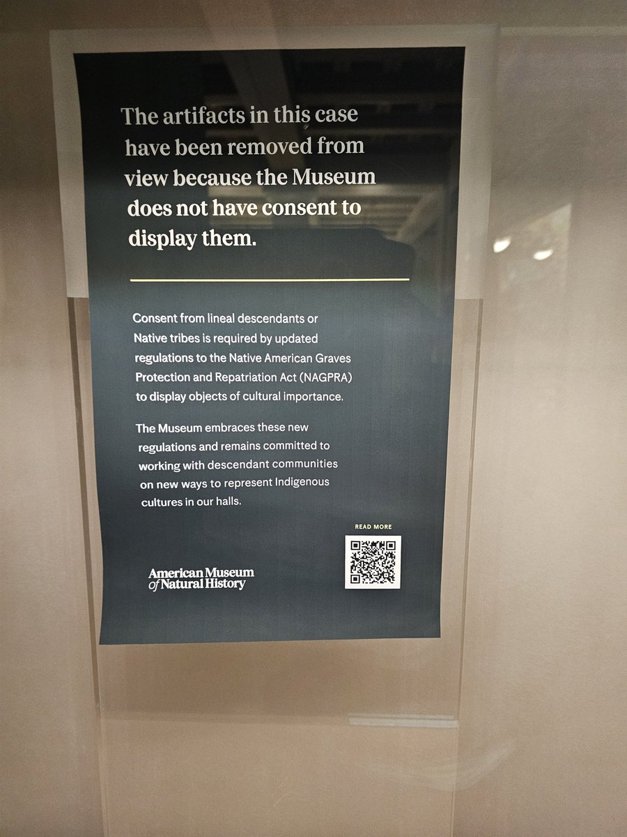 JosephEd27's tweet photo. @elonmusk @RonDeSantis After a trip to NYC and the museum of natural history,  we were shocked that many exhibits have * warnings * about  " colonialism " on them and some exhibits have been removed entirely.  Undoing of history https://t.co/v1VXCb4QH1