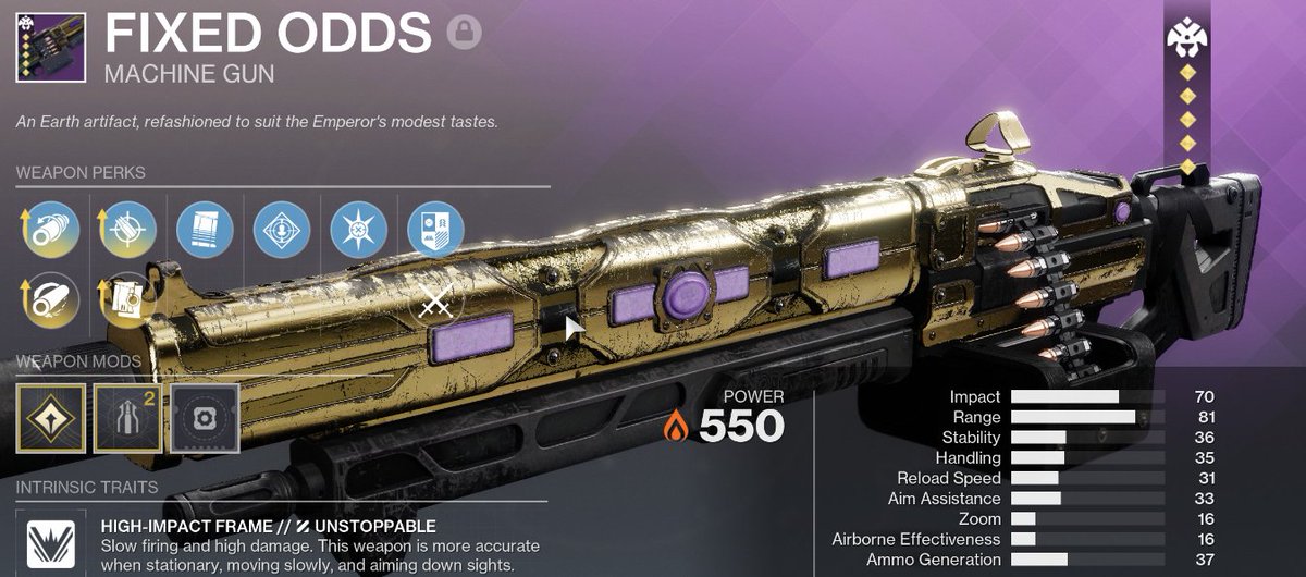 ParkerJordan7's tweet photo. @Destiny2Team It dropped like this from Duality. https://t.co/oYBAKlH7bK