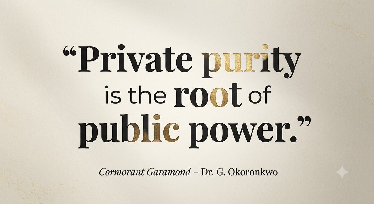 Pastor_Gracious's tweet photo. Integrity https://t.co/2goEGINgl4