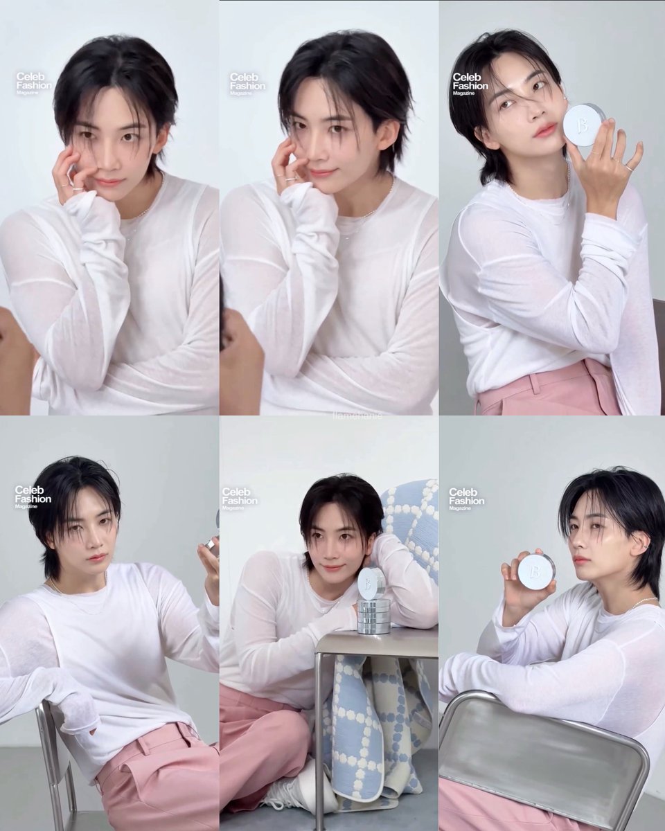 flamehanie's tweet photo. JEONGHAN X BANILA CO NEW CAMPAIGN PREVIEW!!! SO FAR THERE ARE 2 OUTFITS💙🩷 OH JEONGHAN LOOKS SO STUNNING, PLAYFUL, BEAUTIFUL ✨✨

— 260709 banila co behind the scenes preview #정한 #JEONGHAN #바닐라코 #BANILACO https://t.co/vq7kZVh4V2