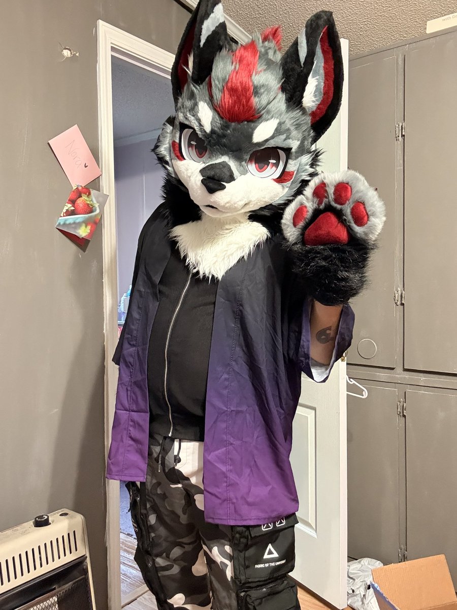 NimbusTheMallo's tweet photo. Some pics in Hanzo tonight. :D

#furry #fursuit https://t.co/15yZZNafmv