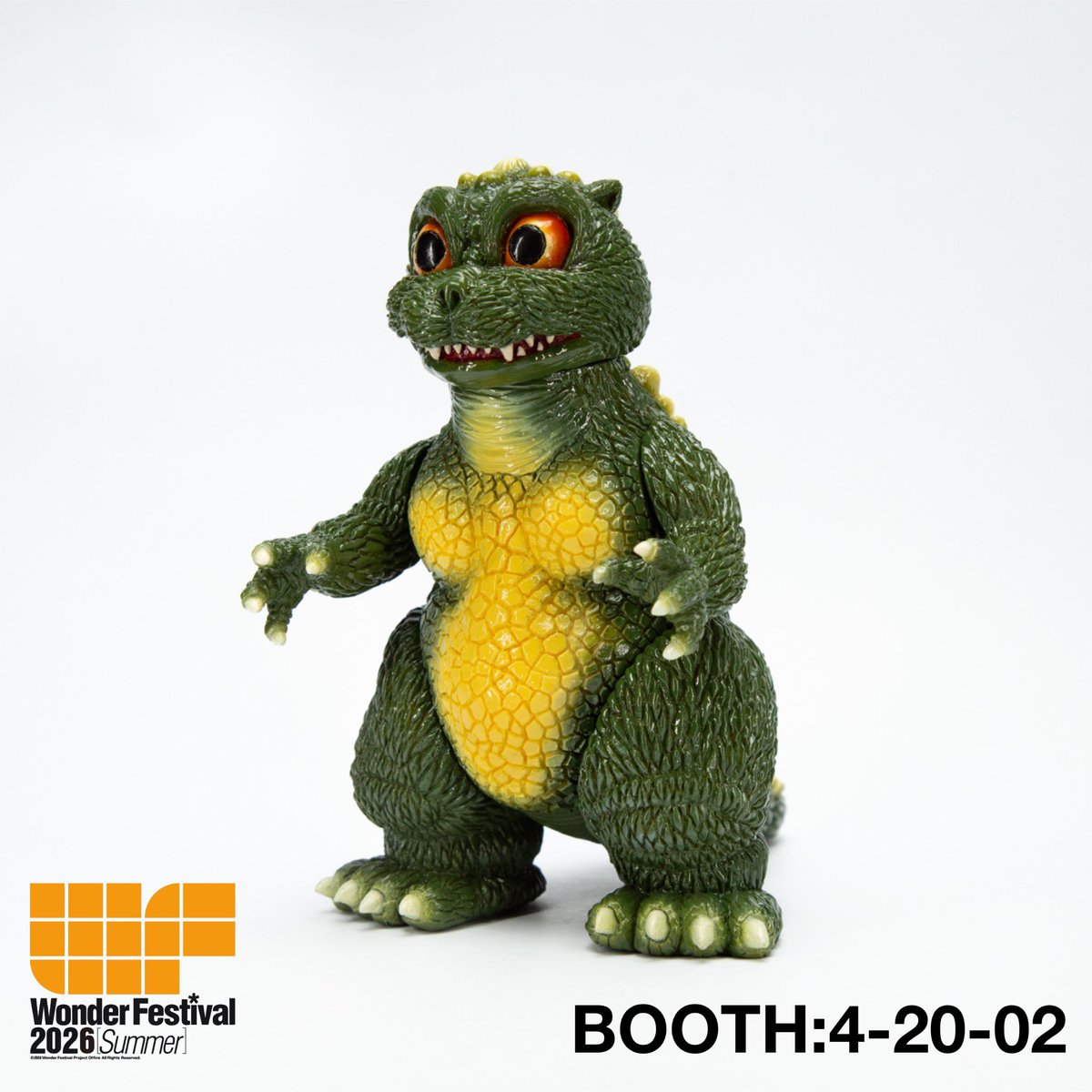 momoco790309's tweet photo. Wonder festival 2026夏

リトルゴジラ

版権許諾

Booth:4-20-02
#WF2026S
#リトルゴジラ
#ゴジラ1994
#ソフビ https://t.co/0MNOtbj3za