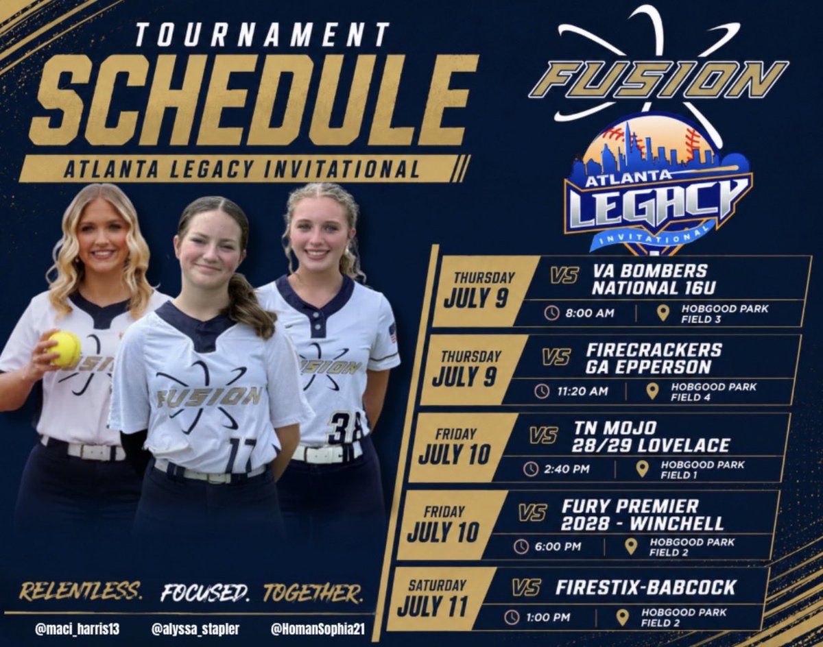 maci_harris13's tweet photo. Can’t wait to spend the weekend in Atlanta! 
@Fusion2026_2028 @CoastRecruits @ExtraInningSB @NextPitch_SB @Mmitigerssoftba @NCAASoftball https://t.co/8X5dCzm0eU