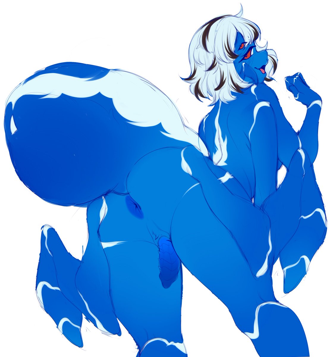 Mokochii__'s tweet photo. spider booty 💙 https://t.co/SByhNf5Lc1
