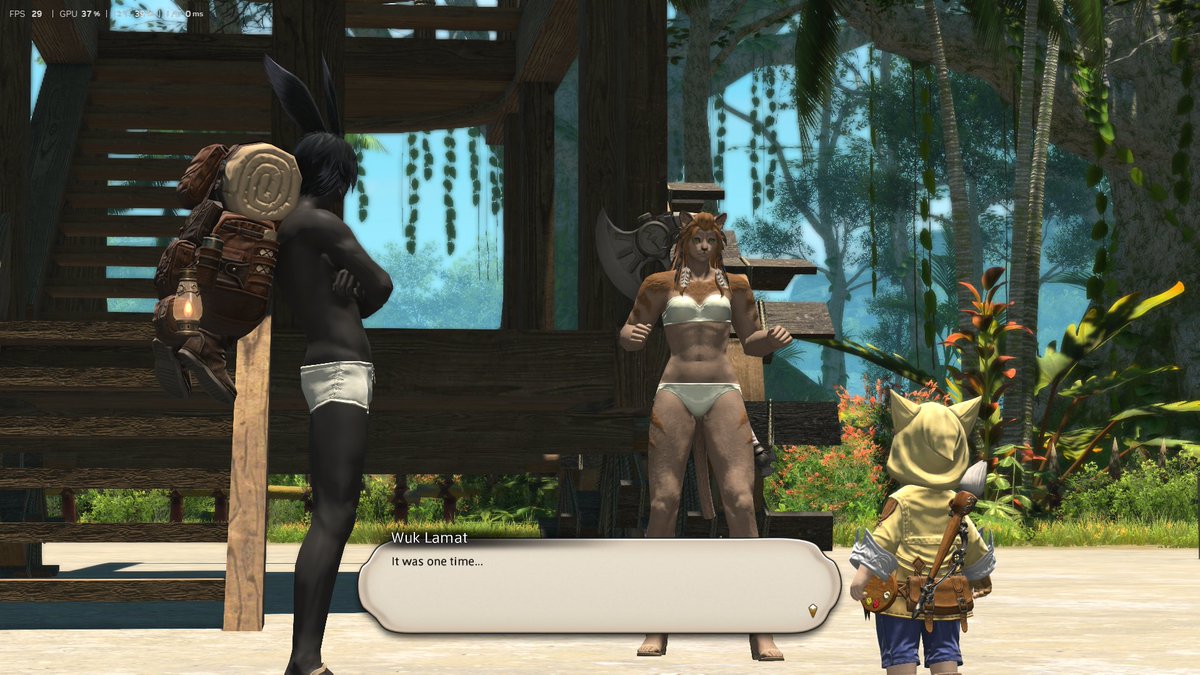 BodylnBIoom's tweet photo. got to a new zone in DT for msq AND ERENVILLE AND WUK LAMAT ARE NAKED INTHE CUTSCENES? WTF ARE MY MODS DOING thery have been fine upo till now fdsgfdf https://t.co/ImN7YZ9zgZ