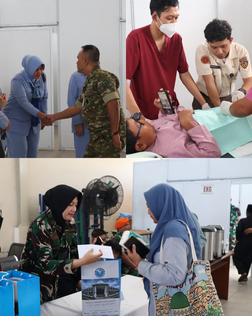 RspauH's tweet photo. Tawa ceria anak-anak berpadu dengan senyum lega para orang tua mewarnai pelaksanaan Bakti Sosial Sunatan Massal yang diselenggarakan RSPAU dr. S. Hardjolukito dalam rangka memperingati Hari Bakti TNI Angkatan Udara ke-79, Rabu (8/7/26). https://t.co/19Jw2h0yyV