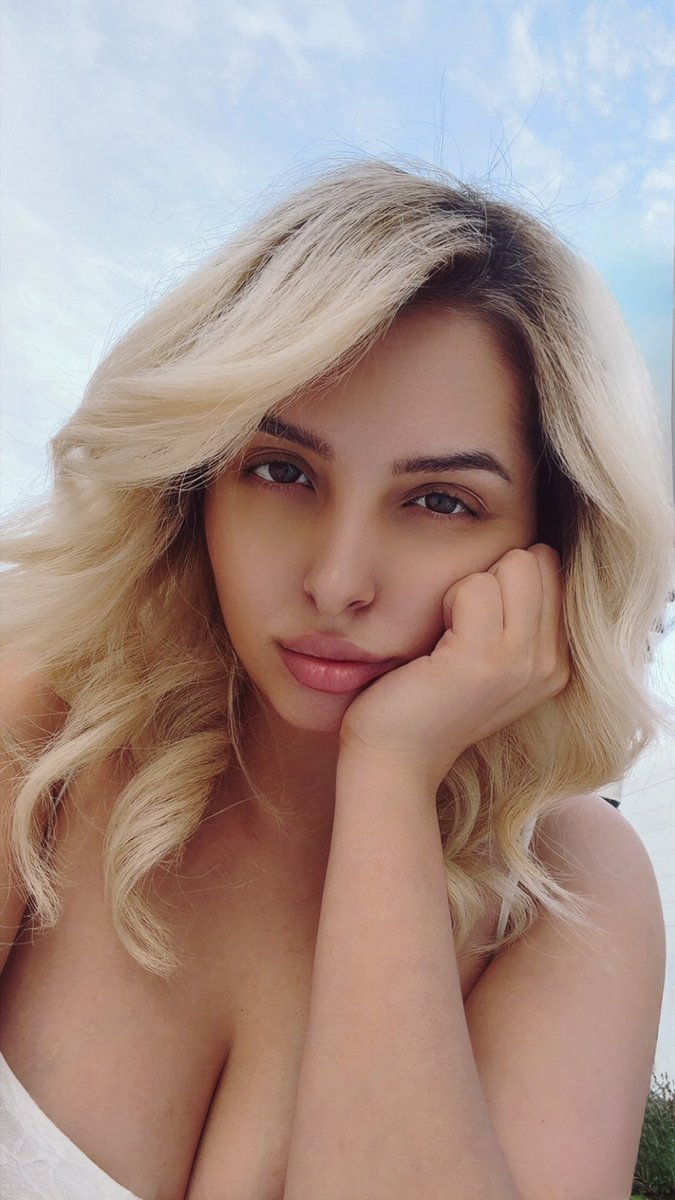 VictoriaDaeva's tweet photo. Calm face. Dangerous mind. 🖤     
Can you handle eye contact?

#Blonde #Model #Selfie #GoldenHour #Beauty #Findom #Findomme     
#CashSlave
#PayPig
#HumanATM
#PrincessTreatment https://t.co/miE8AkQ4qJ