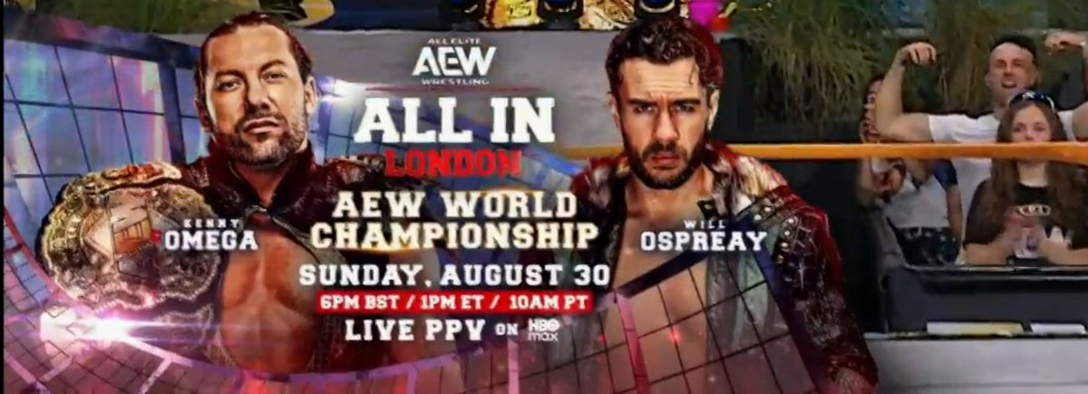 winterweather's tweet photo. 1-1 IN SINGLES MATCHES IN AEW/NJPW.

ONCE IN TOKYO, ONCE IN CANADA.

THE FINALE IN WEMBLEY FUCKING STAIDUM.

THE GOD OF PRO WRESTLING.

THE AERIAL ASSASSIN.

ALL IN LONDON 3. https://t.co/pJCqvKxLmv