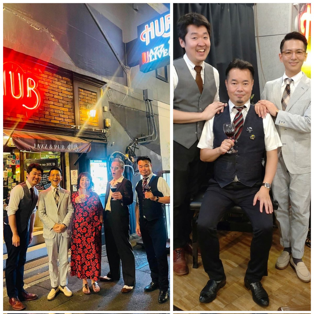 fuming30's tweet photo. #浅草hub Neji &amp; Taku 楽しい
(撮影 左 Wかまつ店長 右 Mもちゃん)
次回も早く決まれぇ

素敵なお二人を支えるリズム隊結束力ますます良い感じに(30.40.50代)

ジム友(20代前半女子歌好きで名字一緒)も来てくれてネジちゃんの歌声にびっくらこく

#寝占友梨絵 　#下田卓 
#寺尾陽介 　#たきざわあつき https://t.co/JOJO0RYlbf