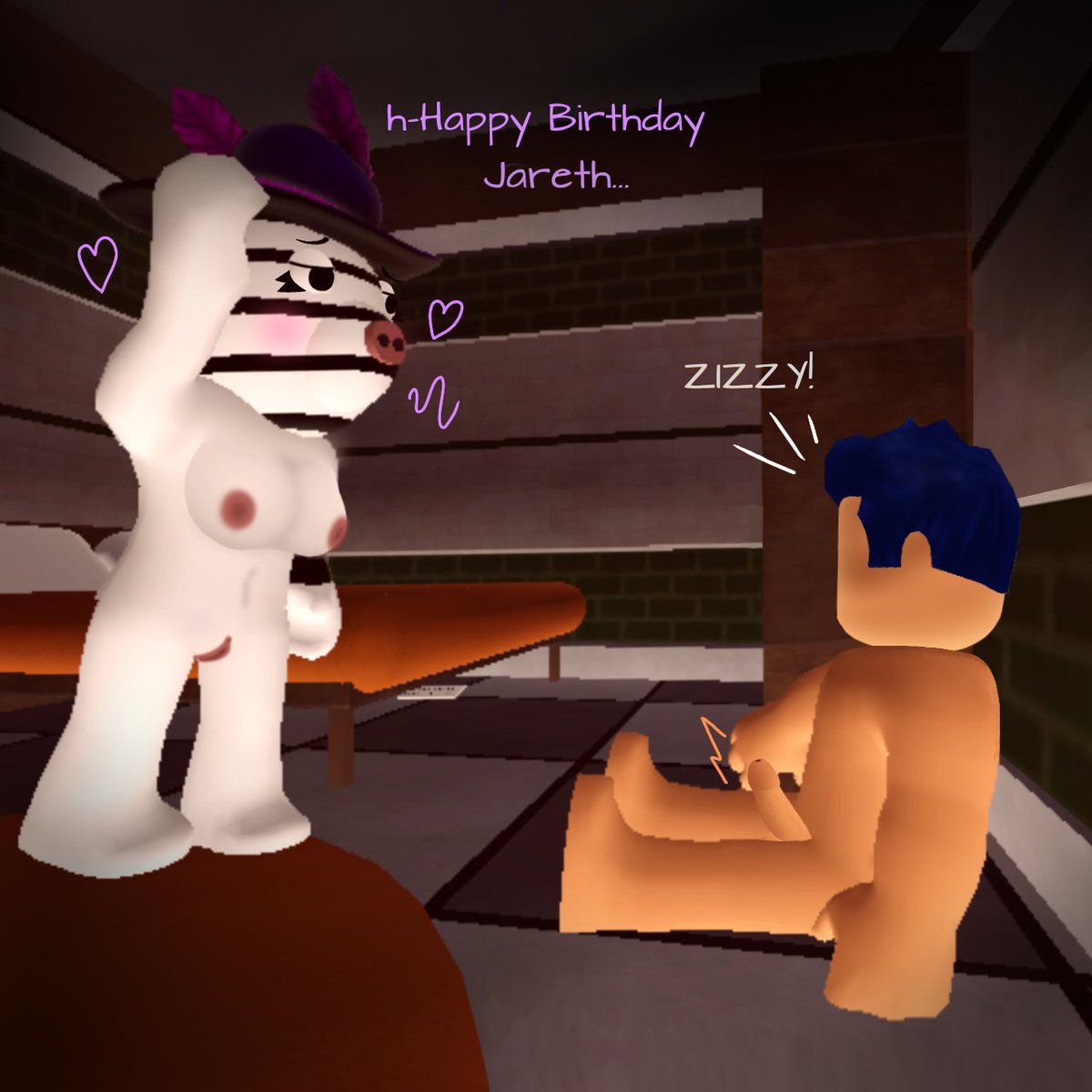 Lust_in_J's tweet photo. Here's a mini fan-made version of @Cornerston23 images; Zizzy really took the liberty of preparing this "gift" (0///0)

#Zizzy #Piggy #PiggyGame #PiggyRoblox #PiggyFandom #PiggyFanart #PiggyEdit #ZizzyFanart #PiggyCommunity #Furry #Anthro #HorrorGame #Friendship #Adventure #Zebra https://t.co/rsUcESHJnW