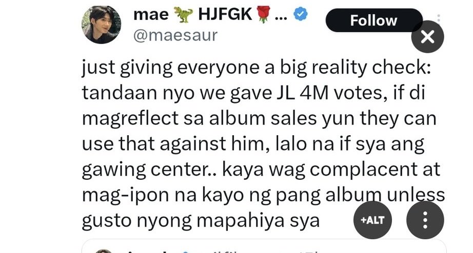 gentle_SEAsons's tweet photo. Follow your advice. Buy those albums para walang mapahiya this comeback https://t.co/1bgGBS0ffV