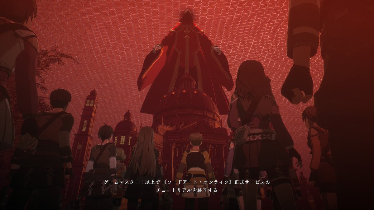 AshAwaking's tweet photo. SAO eoaちょっとだけしたけど、始まりのまちにめっちゃキャラ配置されてて笑った、てかやっぱ女キャラでやれば良かったかなぁと後悔。。 https://t.co/MxXPrjdE50