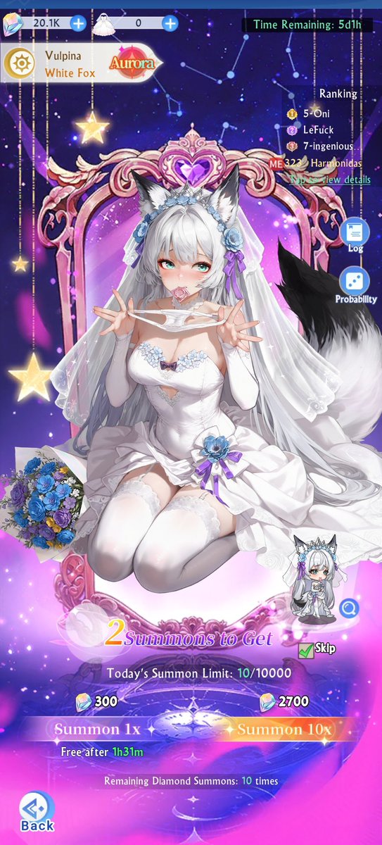 harmonidas's tweet photo. I finally 10-starred my Vulpina after going to pity multiple times!! 🦊💕
Tales of Angels on Nutaku really made me work for this sweet white fox bride but she’s so worth it~
#Vulpina looking adorable in the bridal outfit teasing with the panties 👀 and the last bathing scene is pure lewd fox cuteness 💦🥰
Anyone else playing Tales of Angels? Did Vulpina come home for you yet or are you still trying?
What’s your favorite part of her design?? 🥹
#TalesOfAngels #Nutaku #Vulpina #WhiteFox #FoxGirl #Kitsune #Hentai #NSFW #Lewd #Ecchi #Waifu #LewdWaifu #HentaiWaifu #AnimeWaifu #Ahegao #Oppai #BigTits #Lingerie #Panties #Stockings #ThighHighs #Busty #LewdBride #SpicyWaifu #LewdFox #AhegaoFox #HentaiGame #AdultGacha #Gacha #AnimeNSFW #LewdAnime #SexyAnime #NSFWArt #LewdPost #HentaiArt #WaifuHentai #EcchiWaifu #BridalTease #PantyTease #GachaWin #NutakuGames #HentaiWaifu #FoxWaifu #Cute #SpicyAnimeGirl #AhegaoWaifu