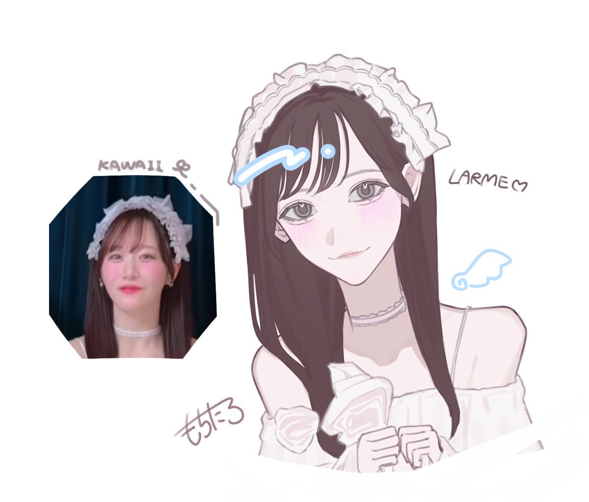 mctr_mn_luv's tweet photo. らるむまなかさん、ほっぺの白みぴんくがかわいくてたまらん♡

#真中まな https://t.co/lT783XlA9Z