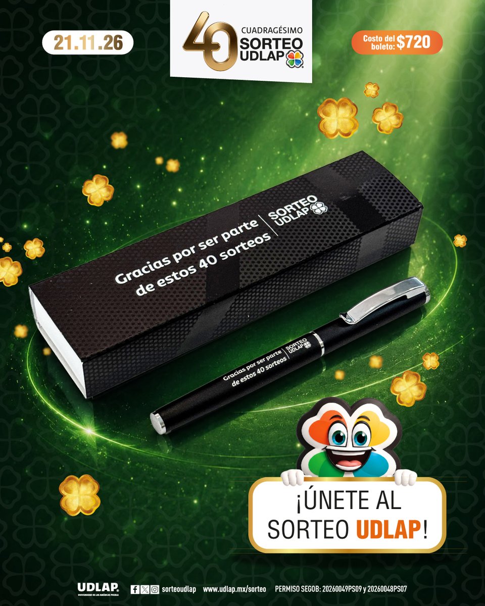 Sorteo UDLAP tweet media