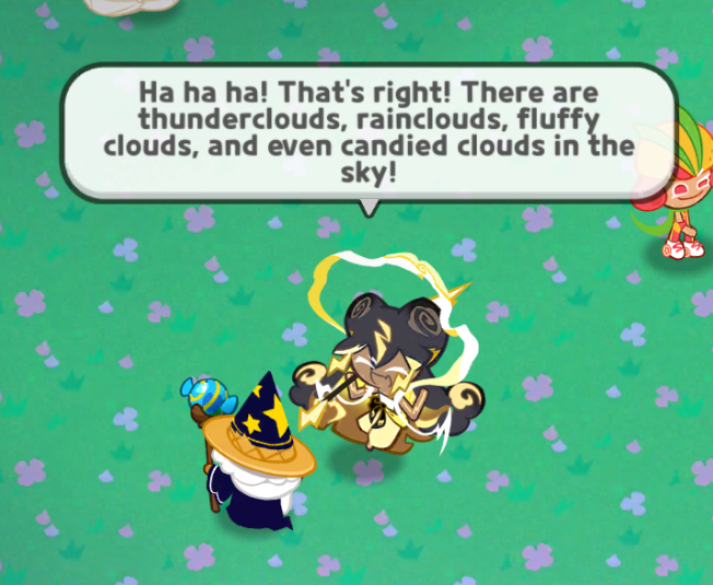 Mynxix's tweet photo. #cookieruncrumble Thinking of drawing of an alternative Wizard Cookie where he did end up taking Stormbringer's offer to work for her. https://t.co/YhRsxXacYb